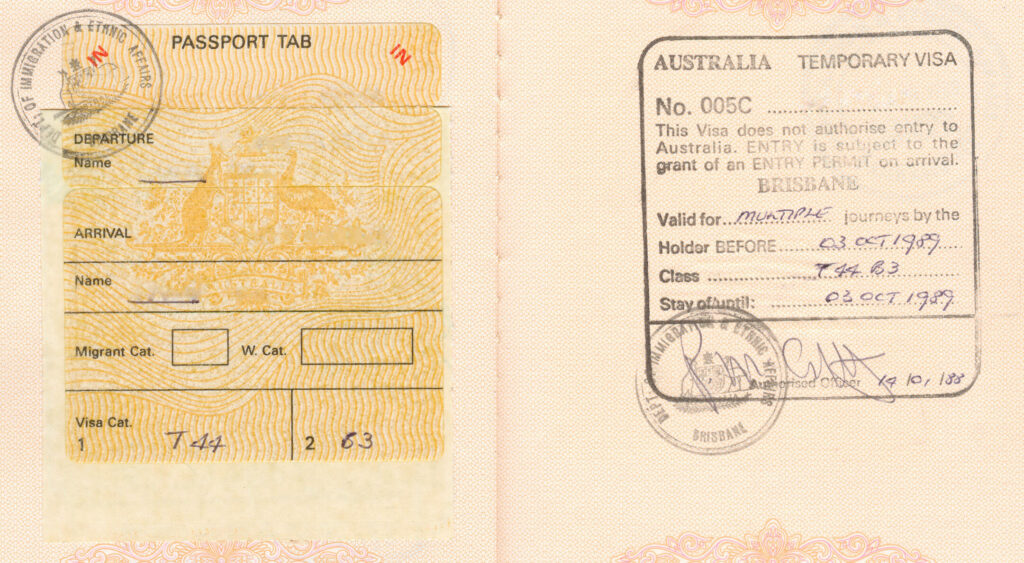 Australia work Visa